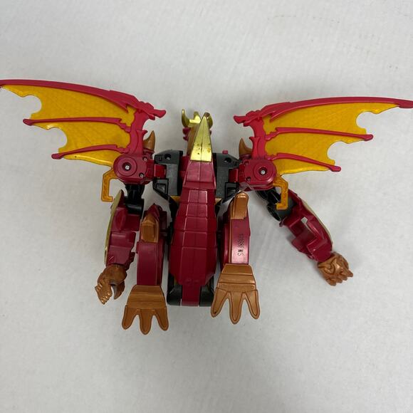 Spinmaster BAKUGAN DRAGONOID Infinity Transforming Figure Large Red Dragon Wings - Picture 4 of 10